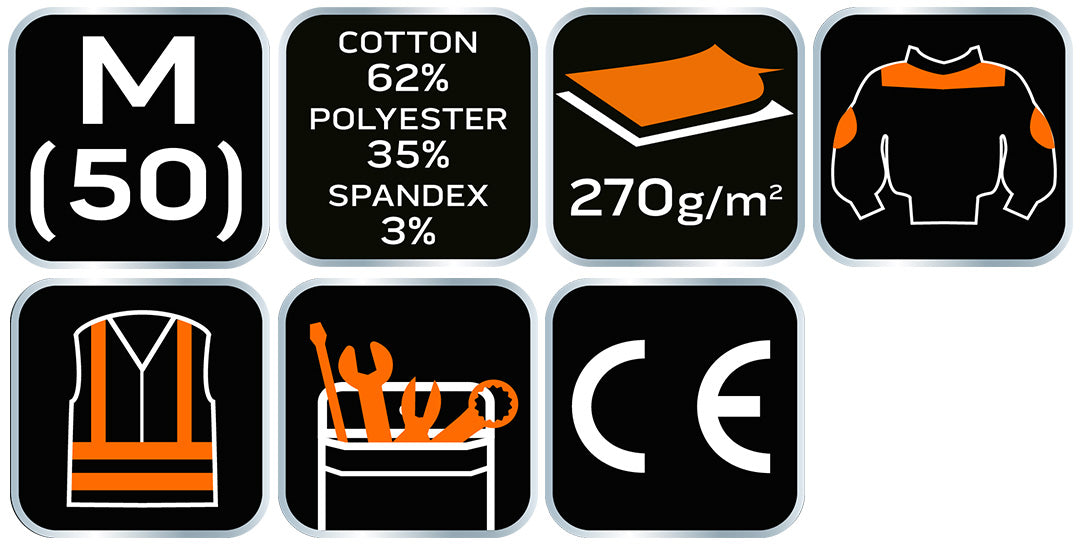 Pracovná blúzka PREMIUM, 62% bavlna, 35% polyester, 3% elastan, veľkosť M od NEO TOOLS nájdeš na naravis.sk