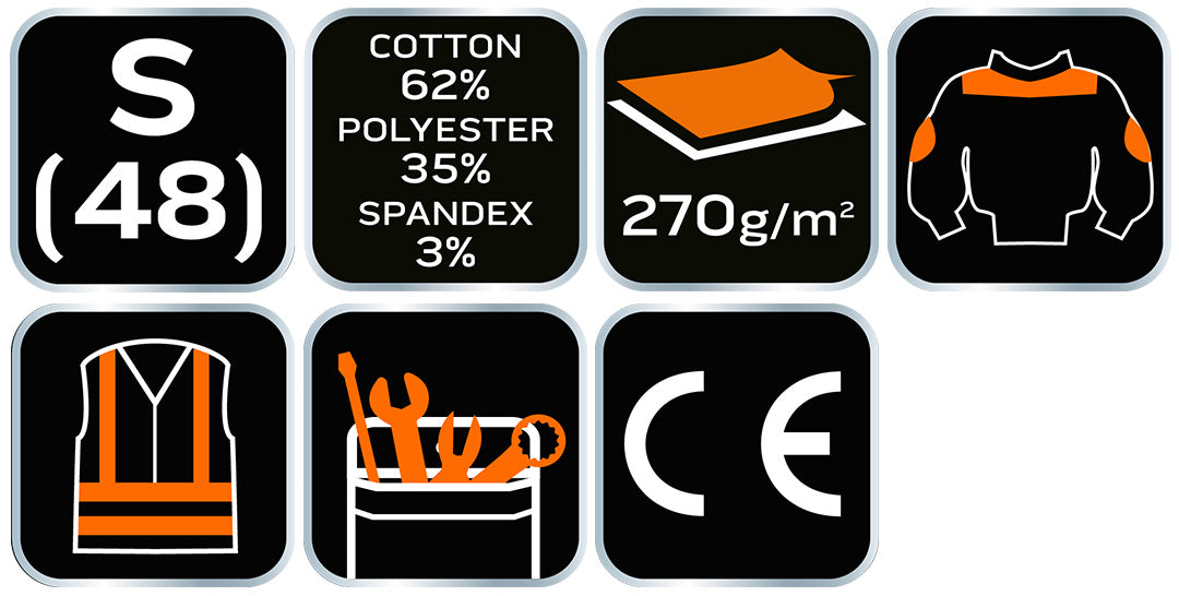 Pracovná blúzka PREMIUM, 62% bavlna, 35% polyester, 3% elastan, veľkosť S od NEO TOOLS nájdeš na naravis.sk