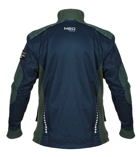 Pracovná blúzka PREMIUM, 62% bavlna, 35% polyester, 3% elastan, veľkosť XXL od NEO TOOLS nájdeš na naravis.sk