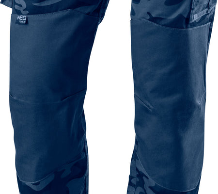 Pracovné nohavice CAMO Navy, veľkosť XXXL od NEO TOOLS nájdeš na naravis.sk