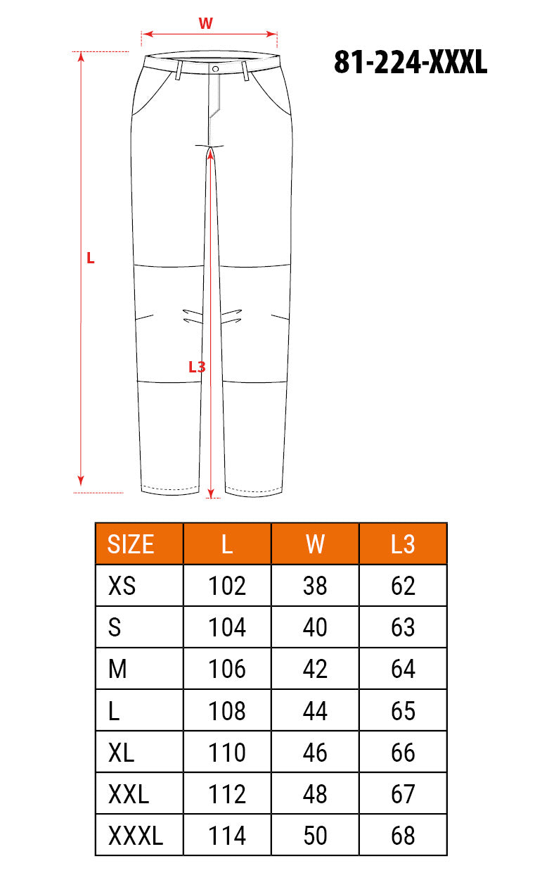 Pracovné nohavice Navy, veľkosť XXXL od NEO TOOLS nájdeš na naravis.sk