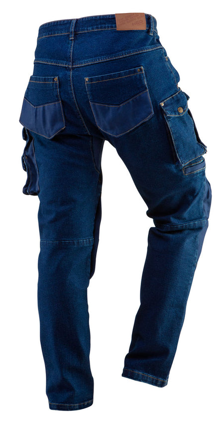 Pracovné nohavice DENIM, zosilnenie kolien, veľkosť M od NEO TOOLS nájdeš na naravis.sk