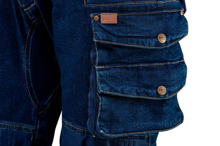 Pracovné nohavice DENIM, zosilnenie kolien, veľkosť M od NEO TOOLS nájdeš na naravis.sk