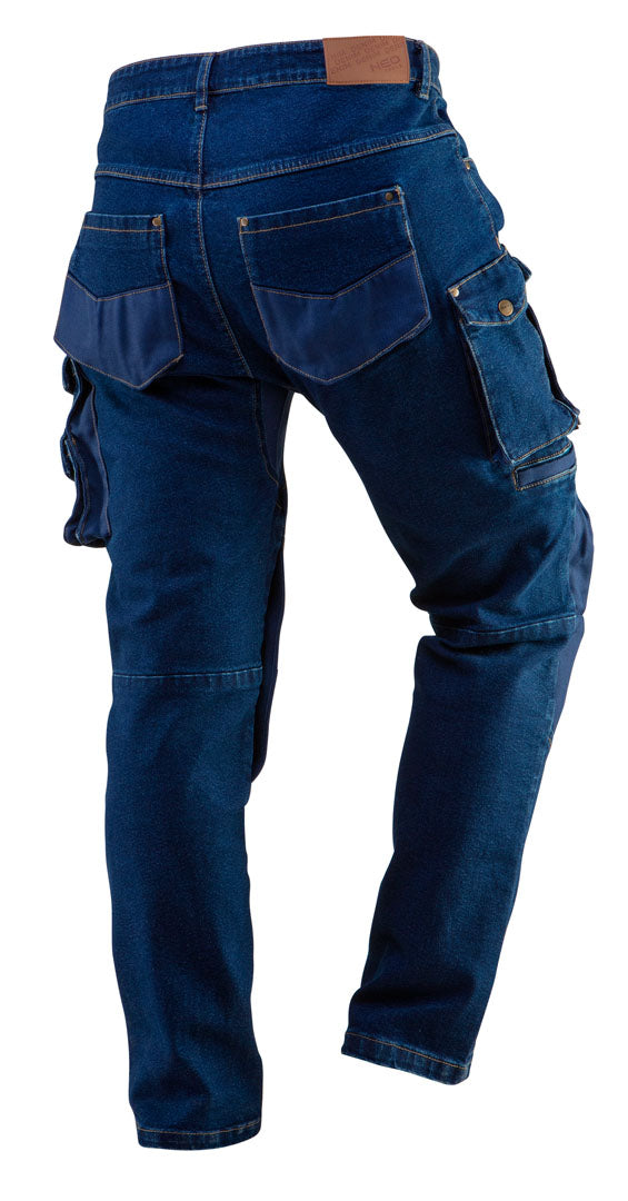 Pracovné nohavice DENIM, zosilnenie kolien, veľkosť XL od NEO TOOLS nájdeš na naravis.sk