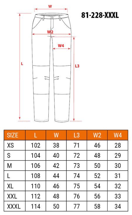 Pracovné nohavice DENIM, zosilnené kolená, veľkosť XXXL od NEO TOOLS nájdeš na naravis.sk
