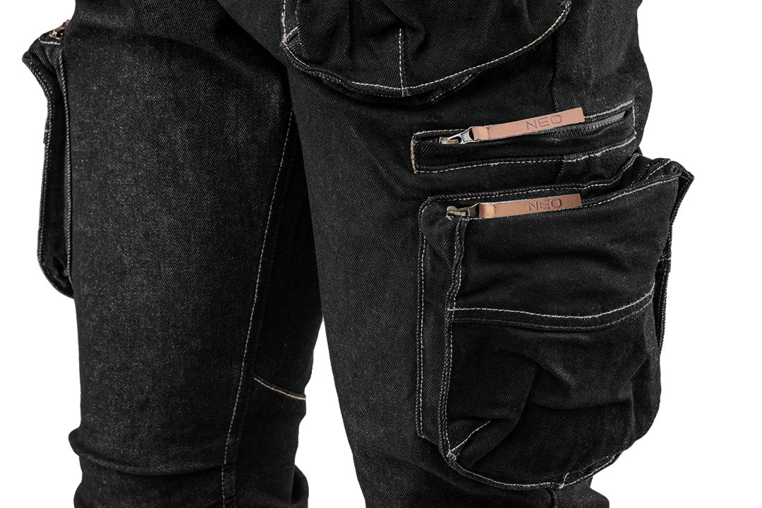 Pracovné nohavice DENIM s 5 vreckami, čierne, veľkosť XXXL od NEO TOOLS nájdeš na naravis.sk
