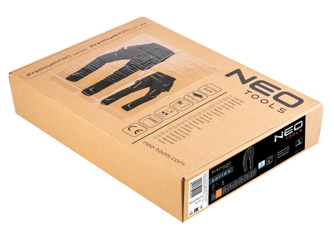 Pracovné nohavice Premium PRO, veľkosť S od NEO TOOLS nájdeš na naravis.sk