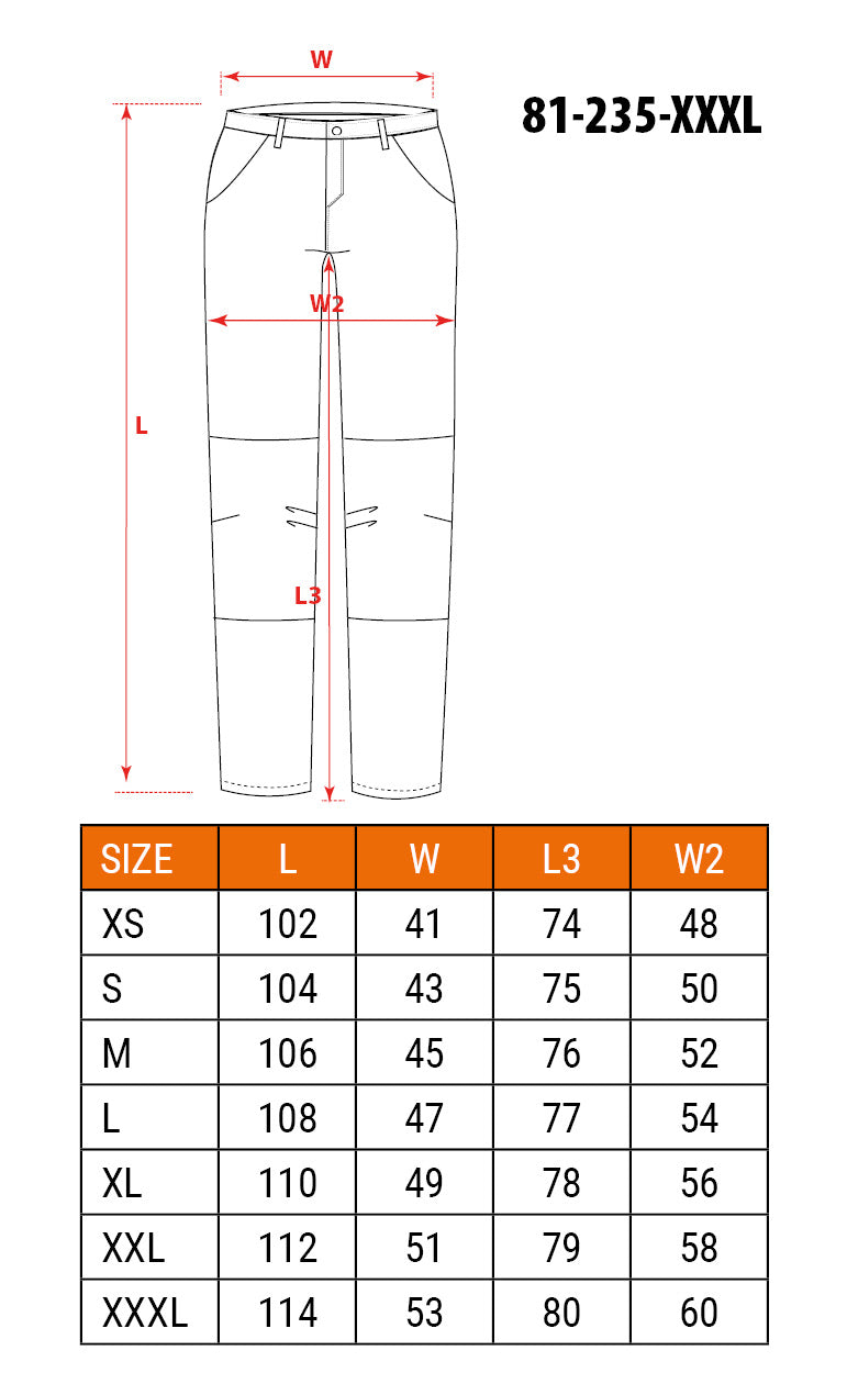 Pracovné nohavice Motosynthesis, 100% bavlna rip stop, veľkosť XXXL od NEO TOOLS nájdeš na naravis.sk