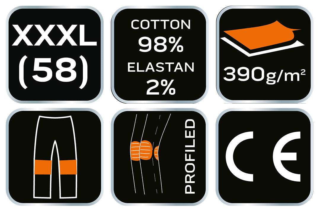 Pracovné nohavice DENIM, čierne, veľkosť XXXL od NEO TOOLS nájdeš na naravis.sk