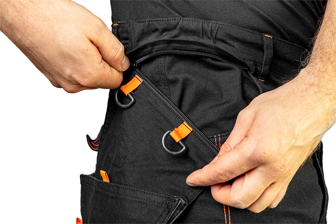 Pracovné nohavice HD Slim, odnímateľné vrecká, veľkosť S od NEO TOOLS nájdeš na naravis.sk