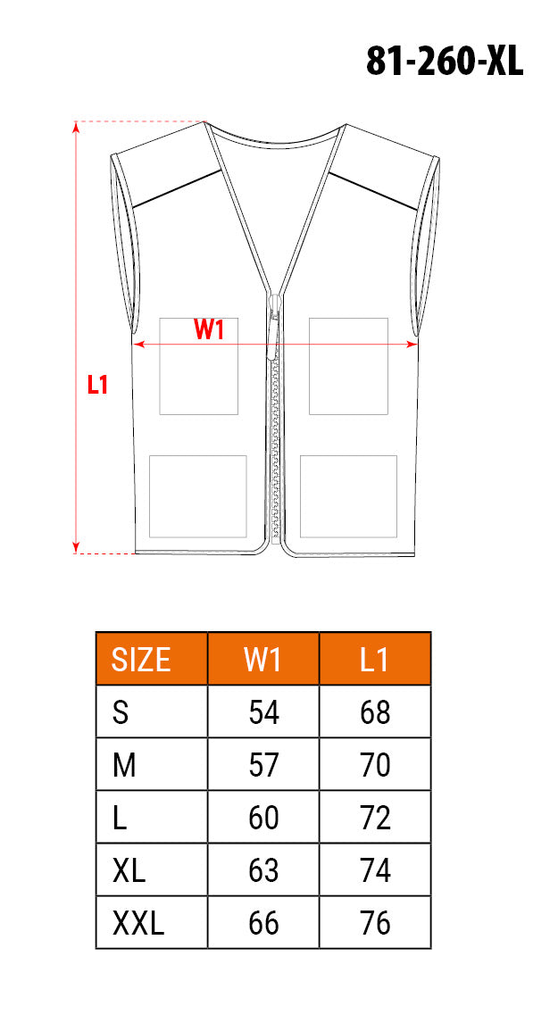 Pracovná vesta , veľkosť XL/56 od NEO TOOLS nájdeš na naravis.sk