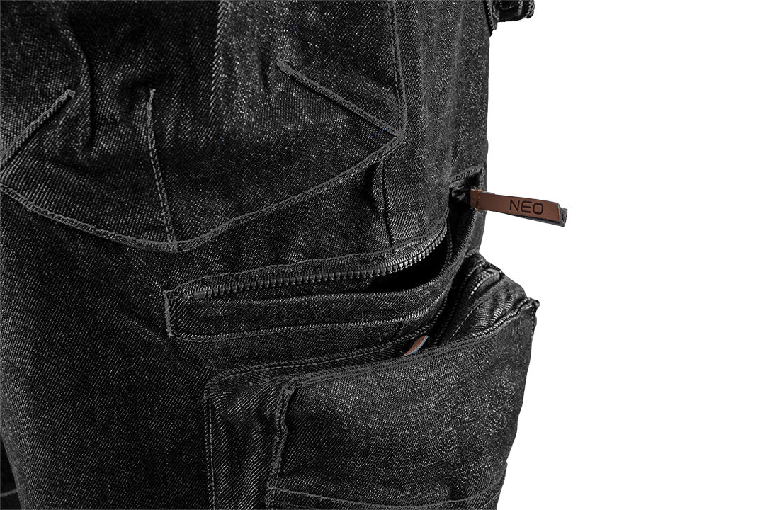 Krátke pracovné šortky DENIM, čierne, veľkosť XS od NEO TOOLS nájdeš na naravis.sk