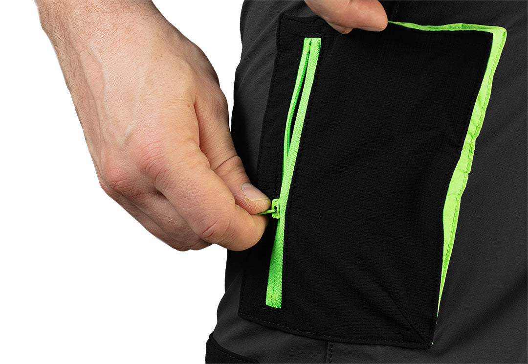 Krátke šortky PREMIUM, 4-cestný streč, čierne, veľkosť XXXL od NEO TOOLS nájdeš na naravis.sk