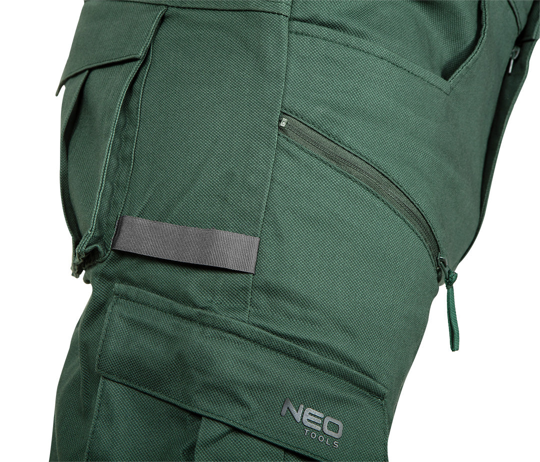 Pracovné nohavice OUTDOOR, typ jogger, zelené, veľkosť XXXL od NEO TOOLS nájdeš na naravis.sk