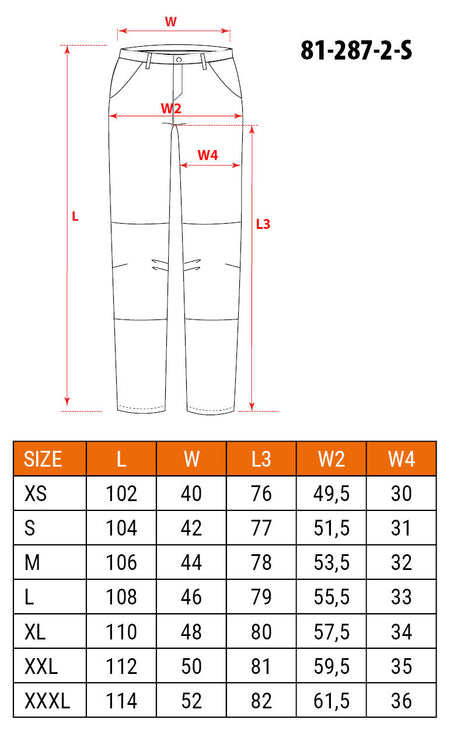 Pracovné nohavice Mix&Match, Canvas, čierne, veľkosť S od NEO TOOLS nájdeš na naravis.sk