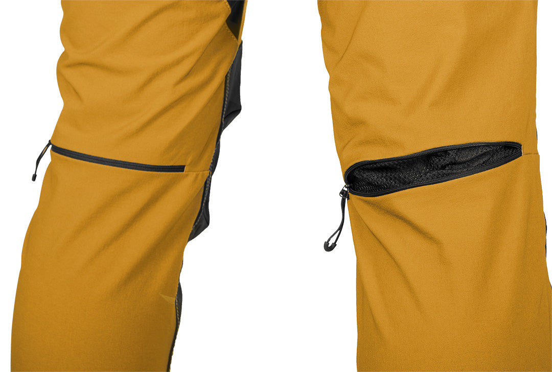 Pracovné nohavice OUTDOOR, 4-cestný elastický materiál, horčicová farba, veľkosť XXXL od NEO TOOLS nájdeš na naravis.sk