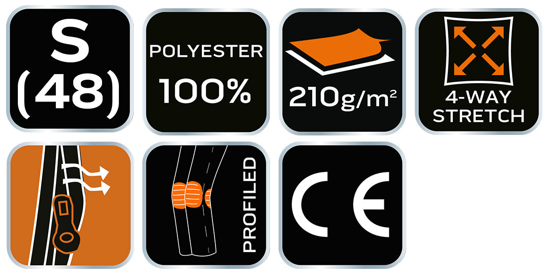 Pracovné nohavice OUTDOOR, 4-cestný elastický materiál, horčicovo sivá, veľkosť S od NEO TOOLS nájdeš na naravis.sk