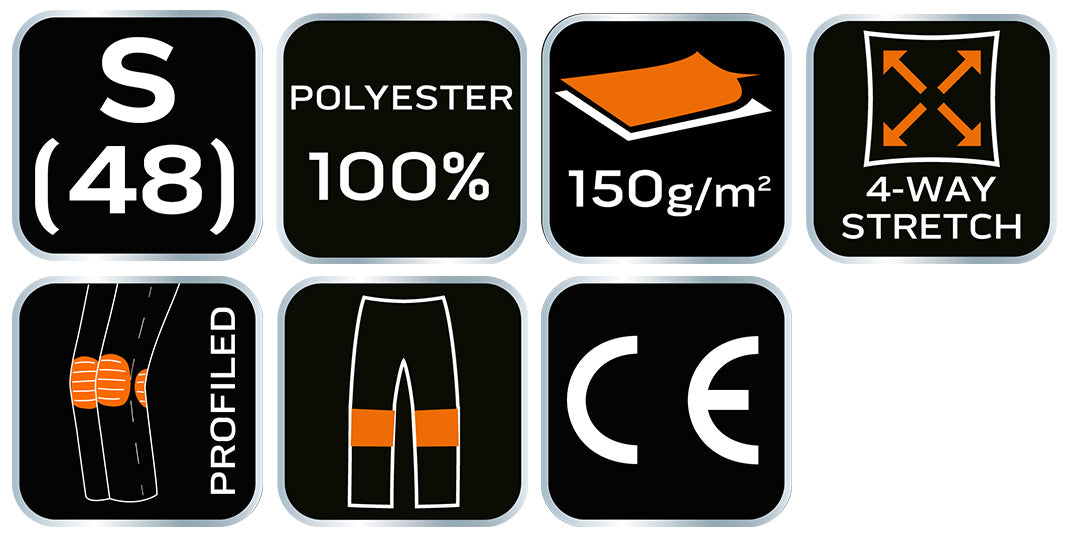 Pracovné nohavice OUTDOOR, 4-cestný streč, holub, veľkosť S od NEO TOOLS nájdeš na naravis.sk