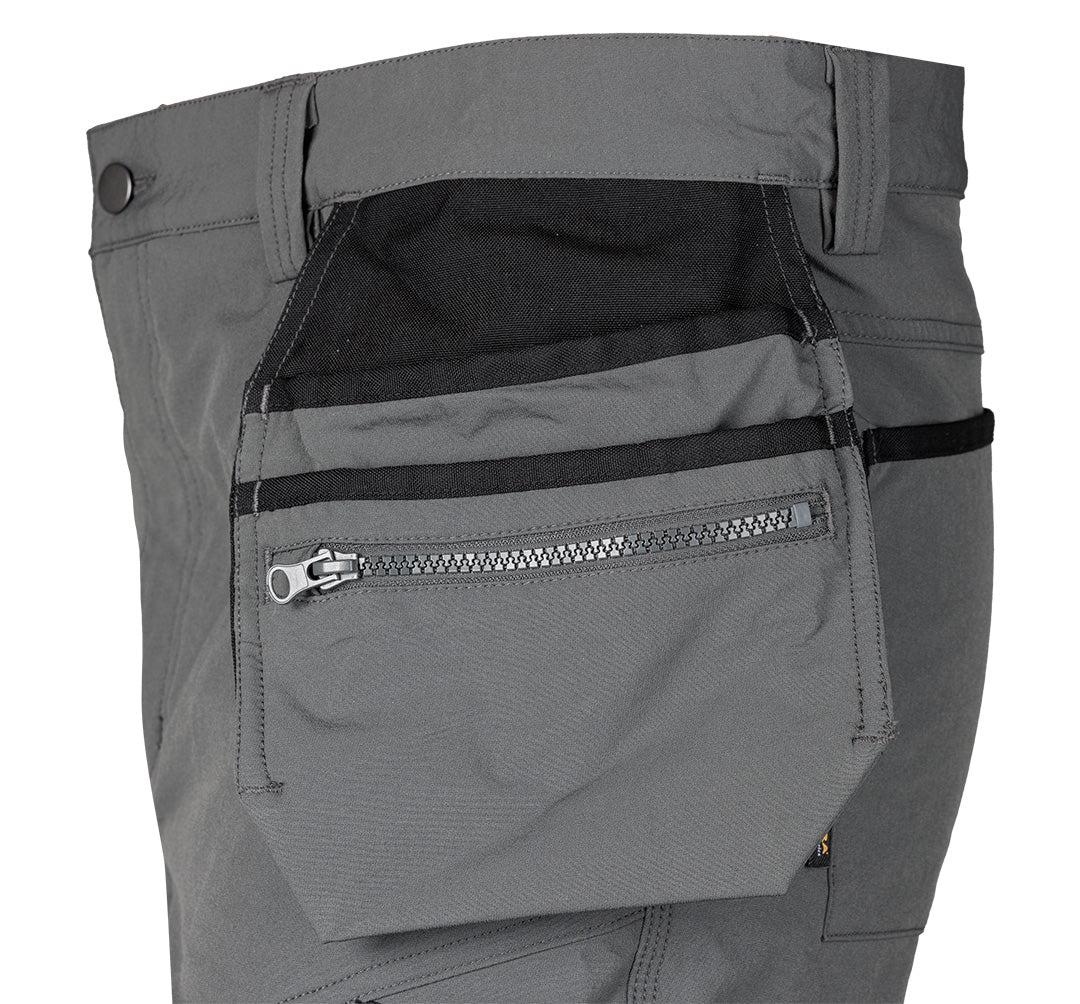 Pracovné nohavice Mix&Match, 4-cestný elastický materiál, s puzdrami, Cordura, šedá/čierna, veľkosť S od NEO TOOLS nájdeš na naravis.sk