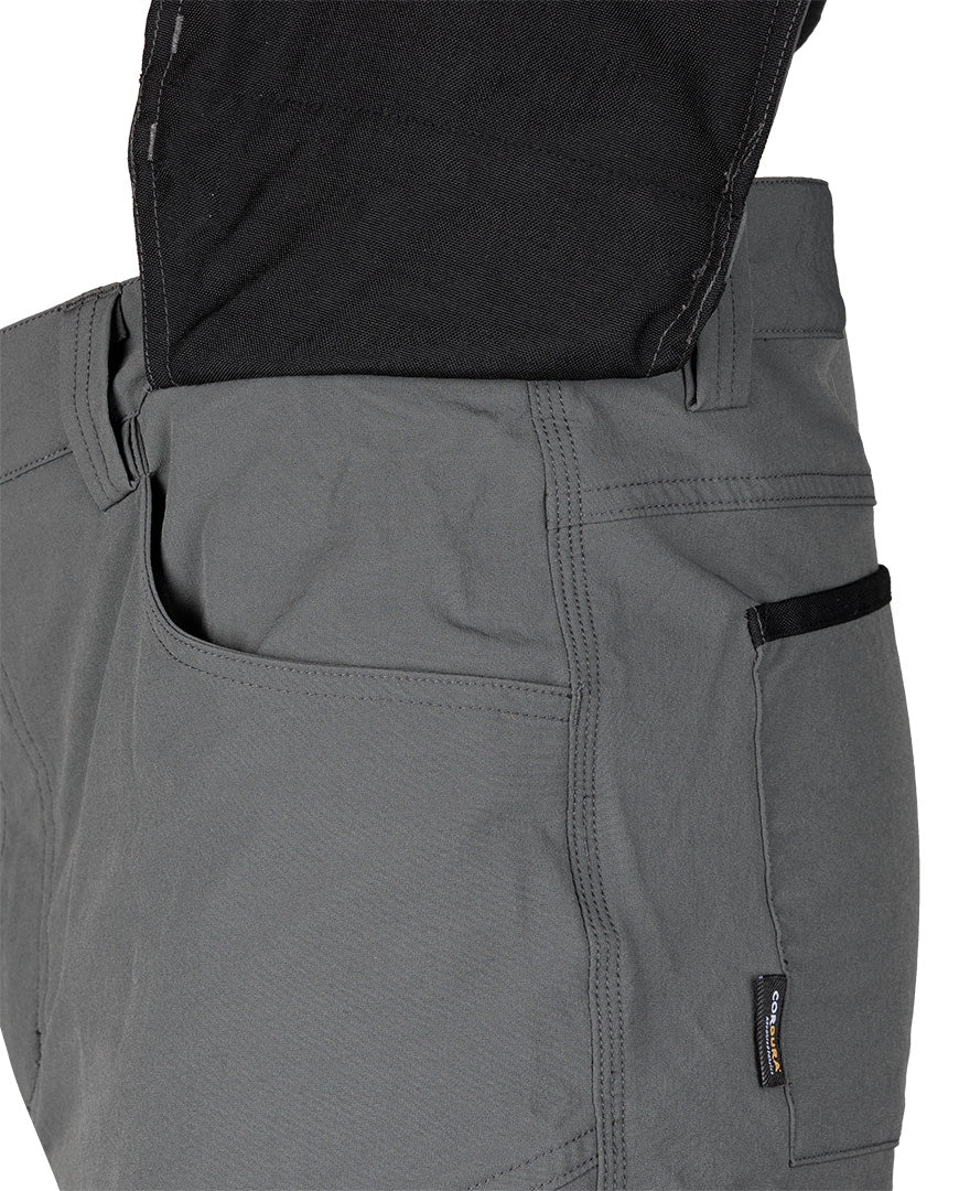 Pracovné nohavice Mix&Match, 4-cestný elastický materiál, s puzdrami, Cordura, šedá/čierna, veľkosť XS od NEO TOOLS nájdeš na naravis.sk