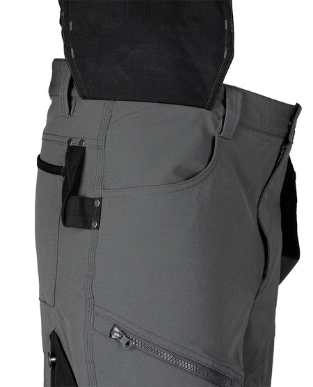 Pracovné nohavice Mix&Match, 4-cestný elastický materiál, s puzdrami, Cordura, šedá/čierna, veľkosť XS od NEO TOOLS nájdeš na naravis.sk