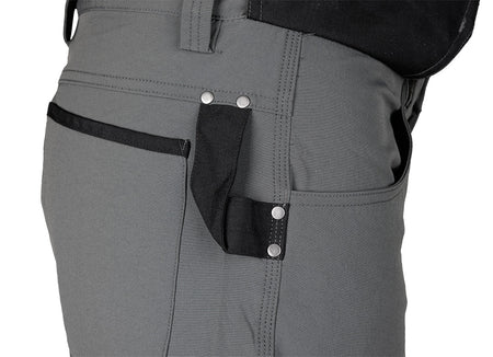 Pracovné nohavice Mix&Match, 4-cestný elastický materiál, s puzdrami, Cordura, šedá/čierna, veľkosť XXL od NEO TOOLS nájdeš na naravis.sk