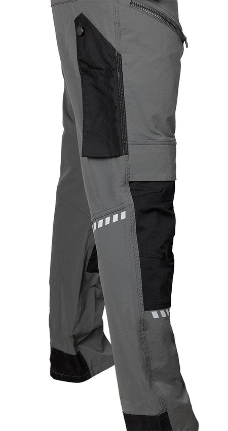 Pracovné nohavice Mix&Match, 4-cestný elastický materiál, s puzdrami, Cordura, šedá/čierna, veľkosť XXXL od NEO TOOLS nájdeš na naravis.sk