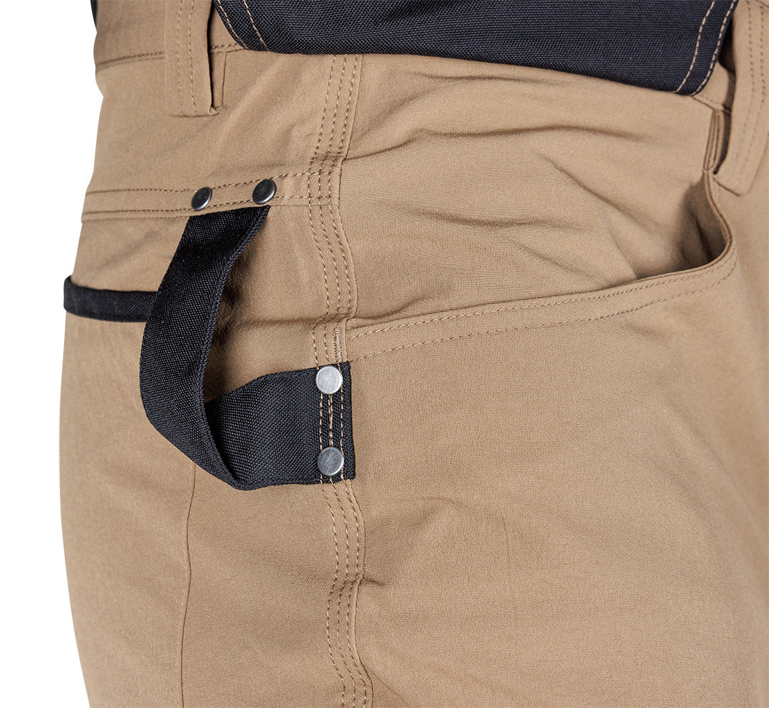 Pracovné nohavice Mix&Match, 4-cestný streč, s puzdrami, Cordura, béžová/čierna, veľkosť XXL od NEO TOOLS nájdeš na naravis.sk