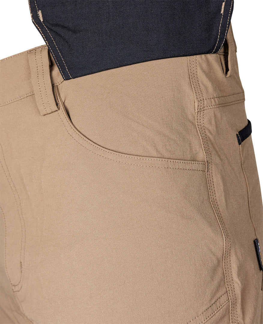 Pracovné nohavice Mix&Match, 4-cestný streč, s puzdrami, Cordura, béžová/čierna, veľkosť XXXL od NEO TOOLS nájdeš na naravis.sk
