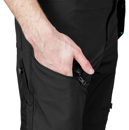 Pracovné nohavice Mix&Match, 4-cestný streč, s puzdrami, Cordura, čierne, veľkosť L od NEO TOOLS nájdeš na naravis.sk