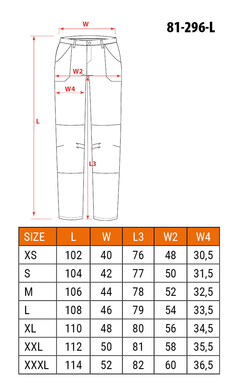 Pracovné nohavice Mix&Match, 4-cestný streč, s puzdrami, Cordura, čierne, veľkosť L od NEO TOOLS nájdeš na naravis.sk