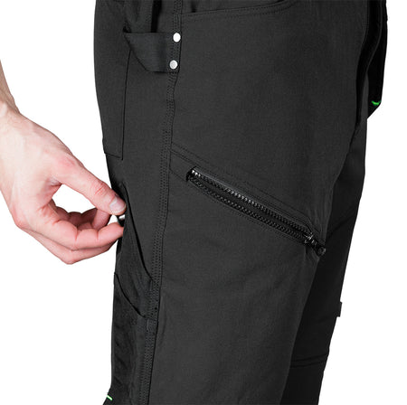 Pracovné nohavice Mix&Match, 4-cestný streč, s puzdrami, Cordura, čierne, veľkosť M od NEO TOOLS nájdeš na naravis.sk