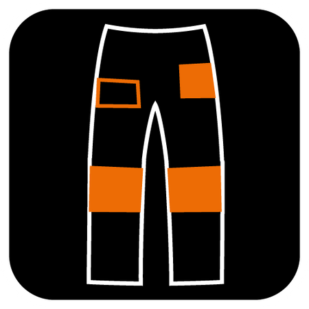 Pracovné nohavice Mix&Match, 4-cestný streč, s puzdrami, Cordura, čierne, veľkosť XL od NEO TOOLS nájdeš na naravis.sk
