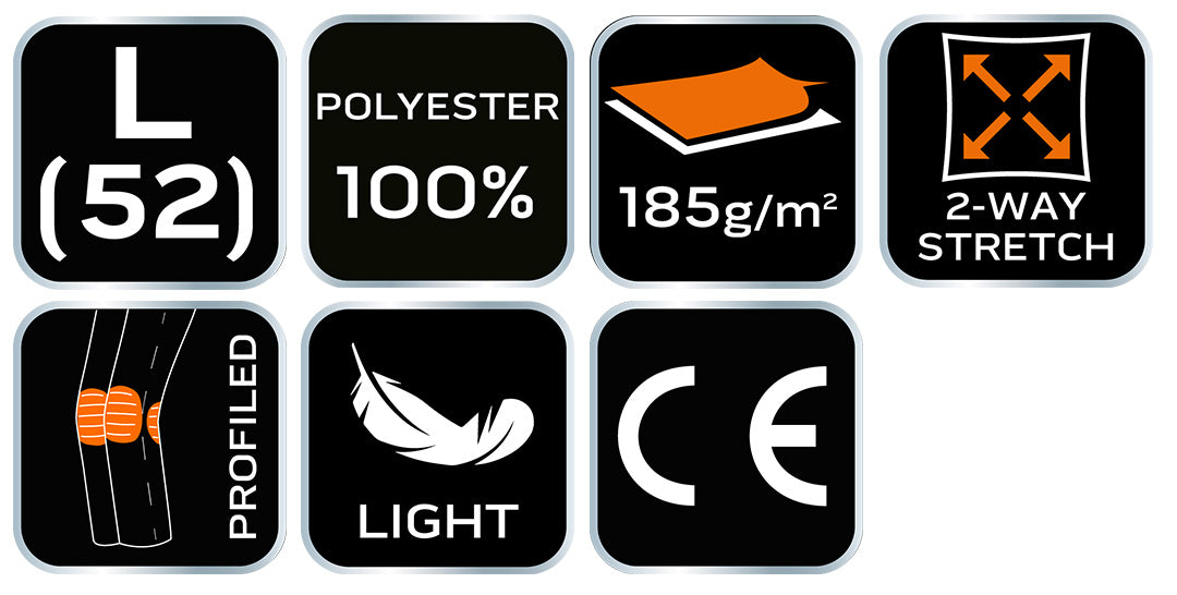 Pracovné nohavice OUTDOOR, 2-cestný elastický materiál, sivé, veľkosť L od NEO TOOLS nájdeš na naravis.sk