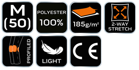 Pracovné nohavice OUTDOOR, 2-cestný elastický materiál, sivé, veľkosť M od NEO TOOLS nájdeš na naravis.sk
