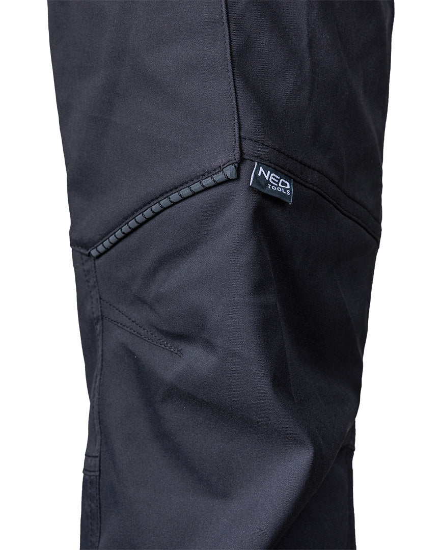 Pracovné nohavice Mix&Match, elastické, čierne, veľkosť S od NEO TOOLS nájdeš na naravis.sk