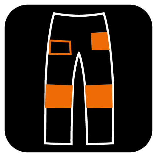 Pracovné nohavice Mix&Match, elastické, čierne, veľkosť XXXL od NEO TOOLS nájdeš na naravis.sk