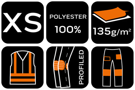 Pracovné nohavice Mix&Match, strečové, hnedé, veľkosť XS od NEO TOOLS nájdeš na naravis.sk