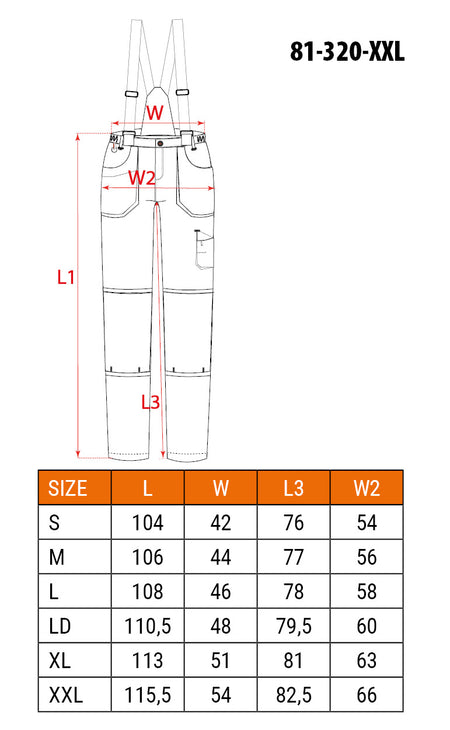 Nohavice s trakmi 6 v 1 , veľkosť XXL/58 od NEO TOOLS nájdeš na naravis.sk