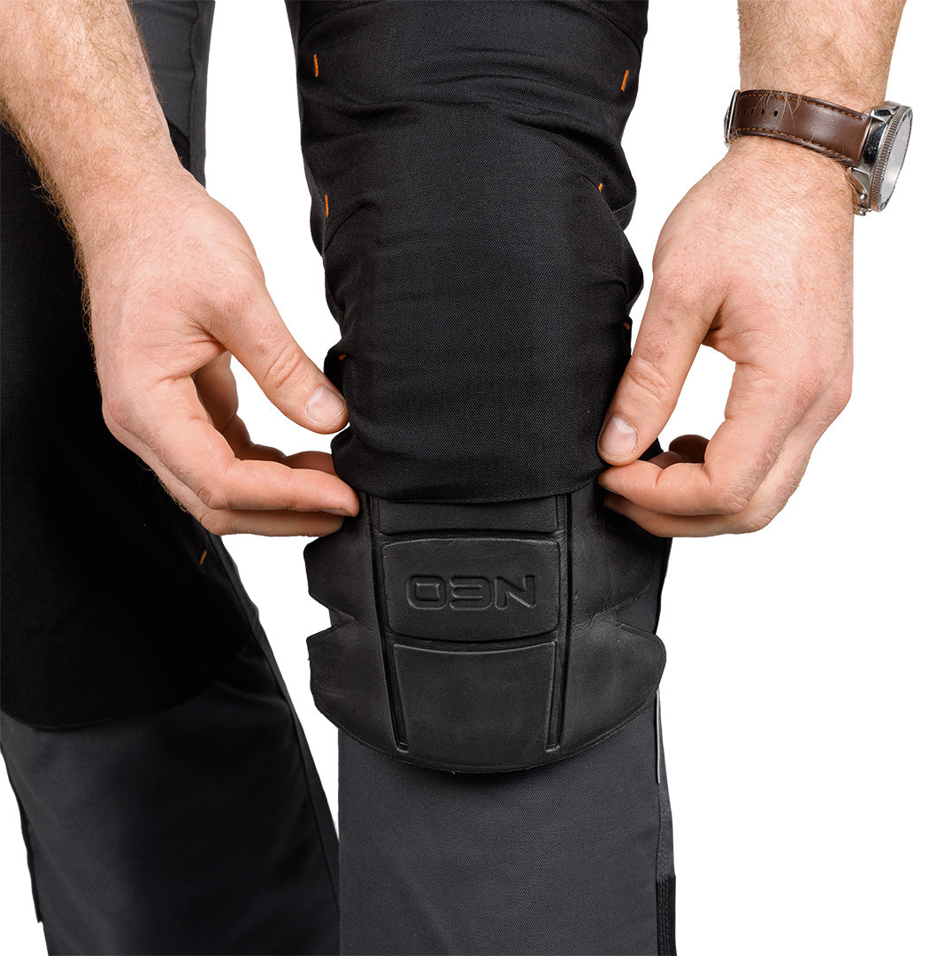 Pracovné nohavice Mix&Match, plátno, výstuhy Cordura, sivá/čierna, veľkosť XL od NEO TOOLS nájdeš na naravis.sk
