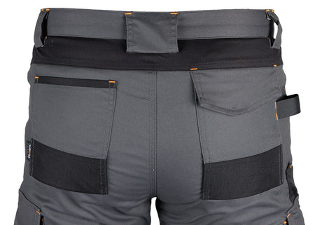 Pracovné nohavice Mix&Match, plátno, výstuhy Cordura, sivá/čierna, veľkosť XXL od NEO TOOLS nájdeš na naravis.sk