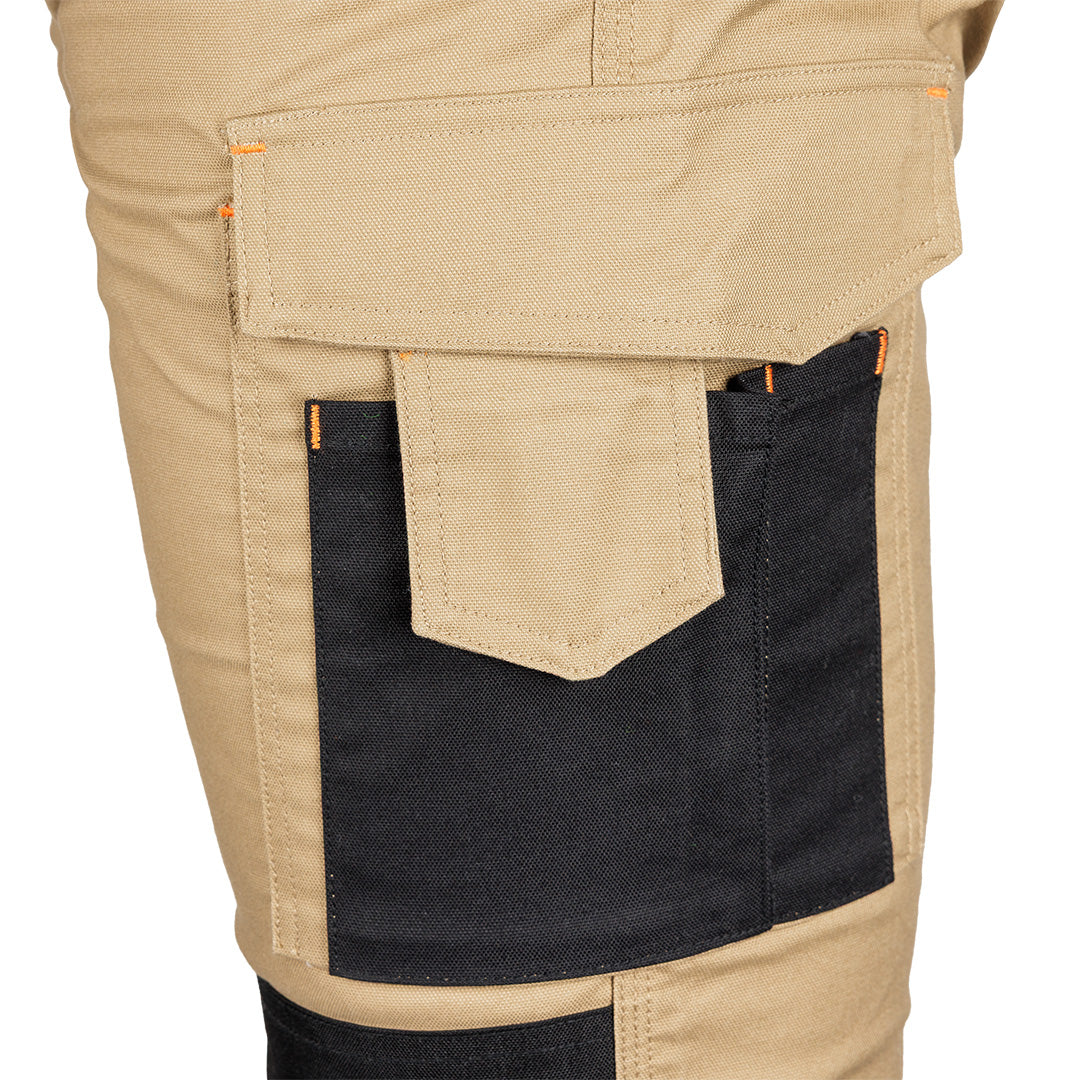 Pracovné nohavice Mix&Match, plátno, výstuhy Cordura, béžová/čierna, veľkosť L od NEO TOOLS nájdeš na naravis.sk