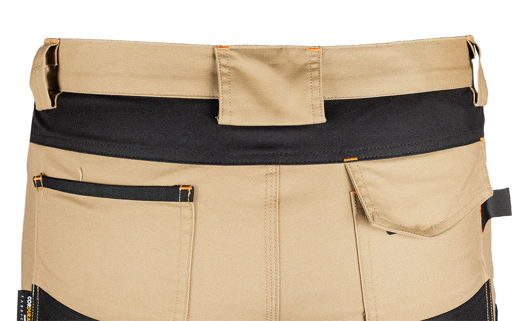 Pracovné nohavice Mix&Match, plátno, výstuhy Cordura, béžová/čierna, veľkosť M od NEO TOOLS nájdeš na naravis.sk