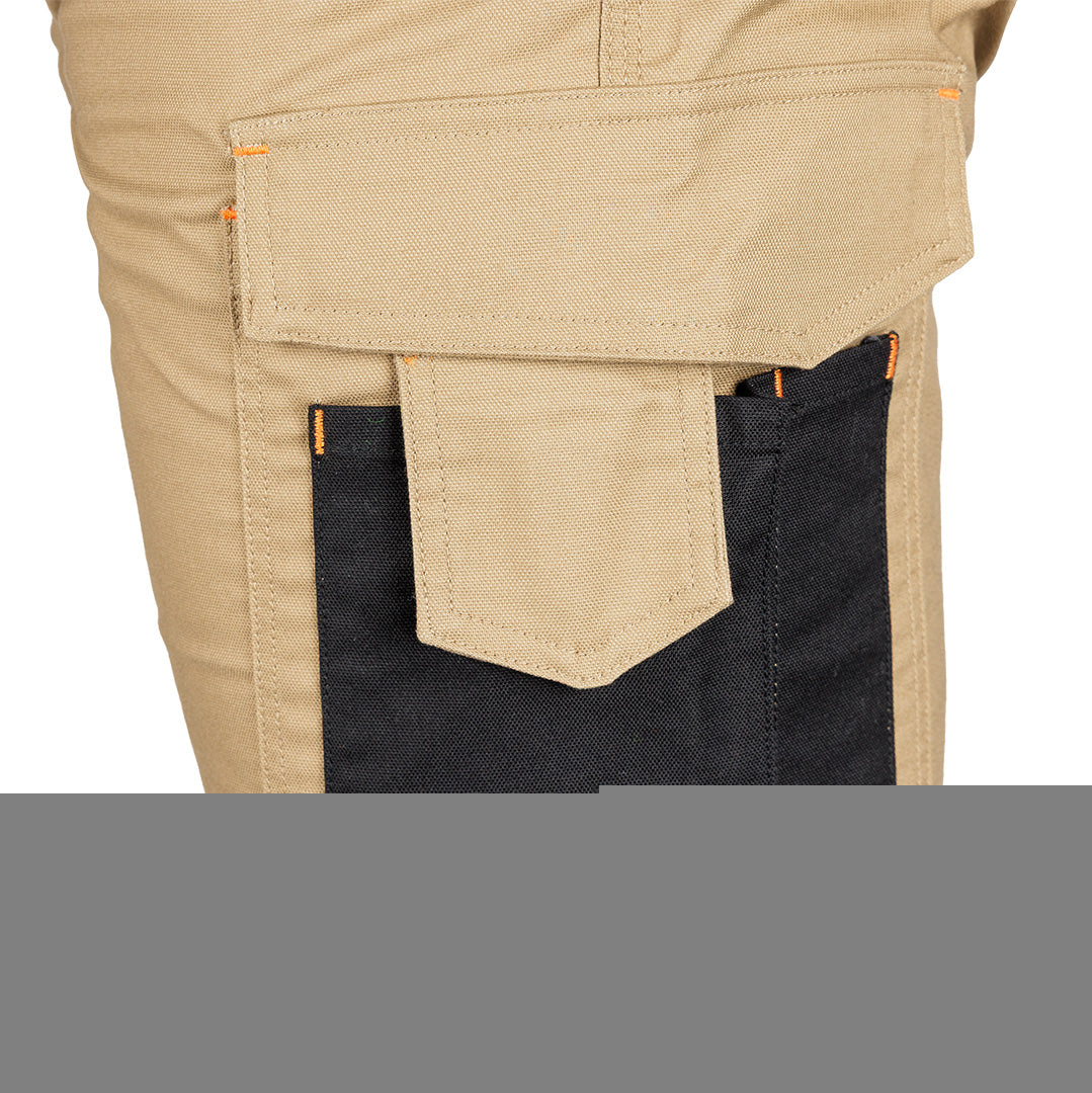 Pracovné nohavice Mix&Match, plátno, výstuhy Cordura, béžová a čierna farba, veľkosť XL od NEO TOOLS nájdeš na naravis.sk
