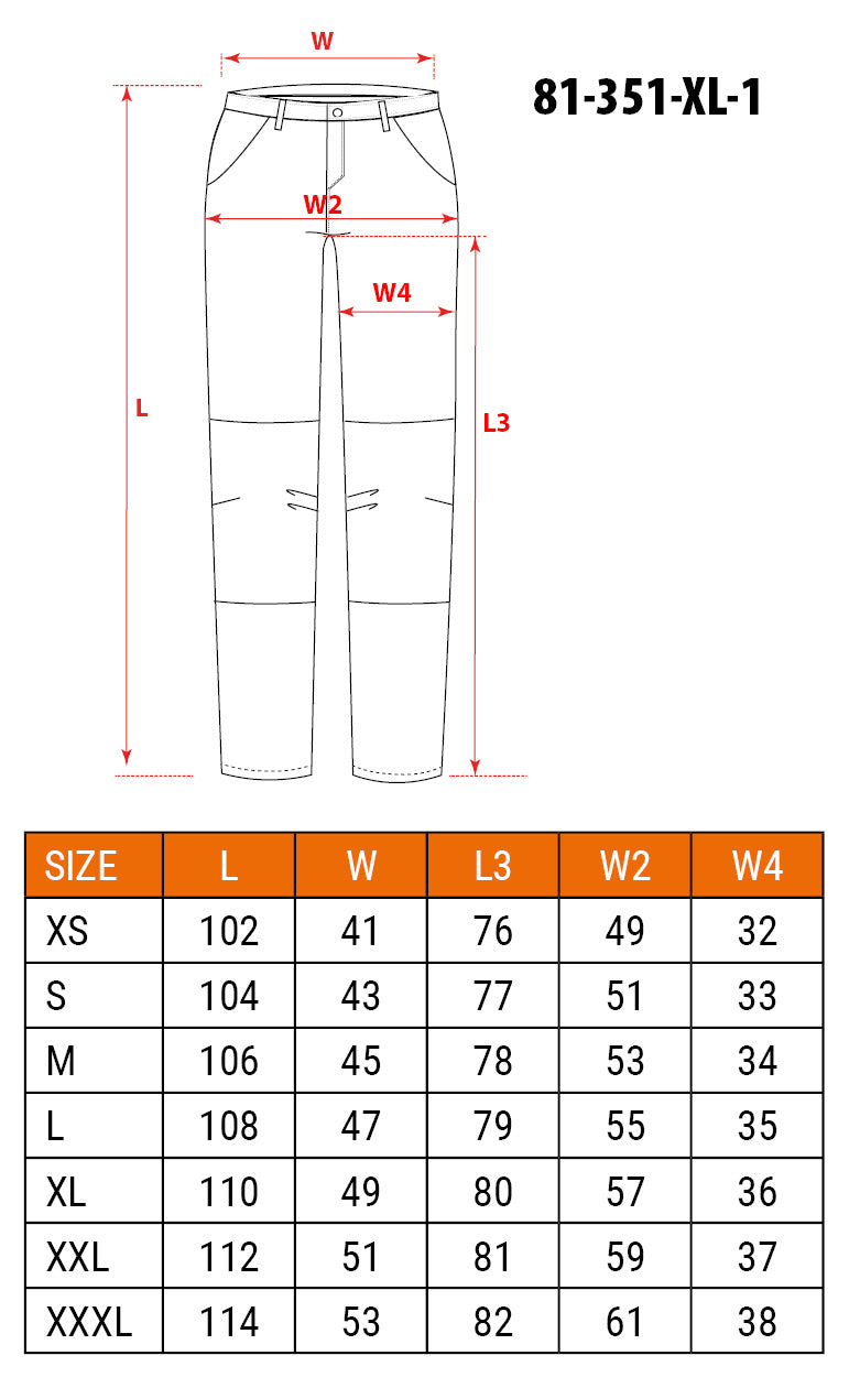 Pracovné nohavice Mix&Match, čierne, veľkosť XL od NEO TOOLS nájdeš na naravis.sk