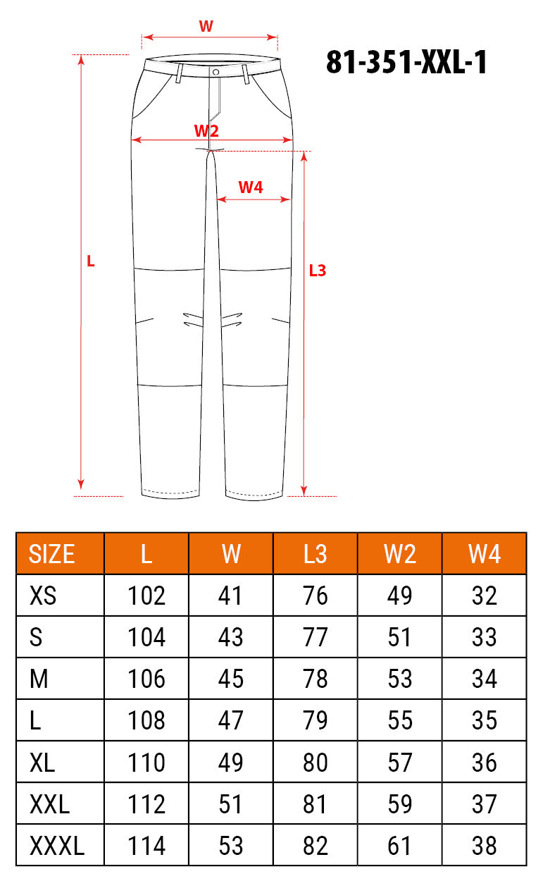 Pracovné nohavice Mix&Match, čierne, veľkosť XXL od NEO TOOLS nájdeš na naravis.sk