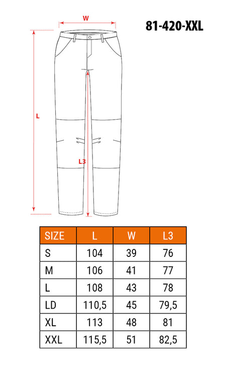 Nohavice XXL / 58 od NEO TOOLS nájdeš na naravis.sk