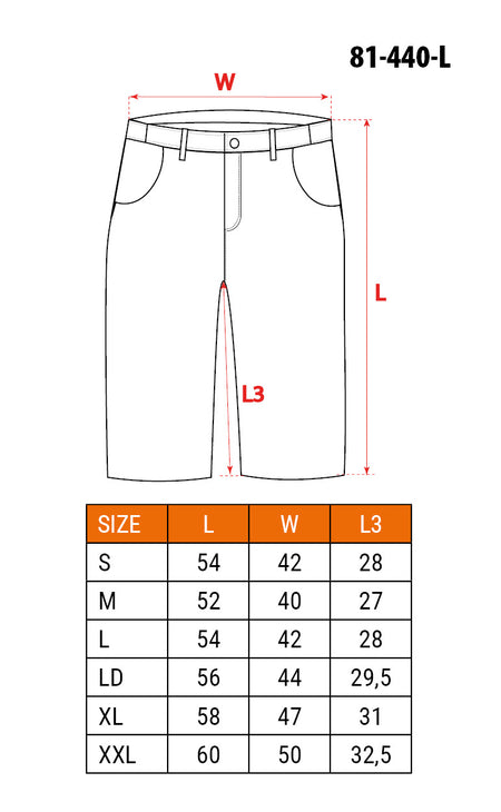 Krátke nohavice BASIC, veľkosť L/52 od NEO TOOLS nájdeš na naravis.sk