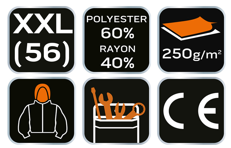 Mikina s kapucňou COMFORT, tmavomodrá, veľkosť XXL od NEO TOOLS nájdeš na naravis.sk