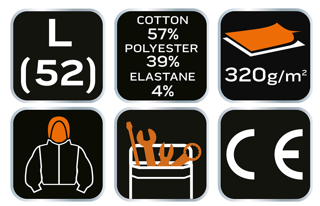 Mikina s kapucňou COMFORT, sivá, veľkosť L od NEO TOOLS nájdeš na naravis.sk